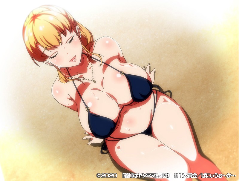 OVA義姉はヤンママ授乳中＃2 水着と浴衣と混浴温泉 013