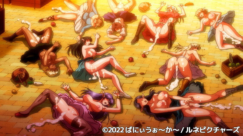 OVA巨乳エルフ母娘催● ＃1 エルフの国を蹂躙する男。汚された女王と姫 004