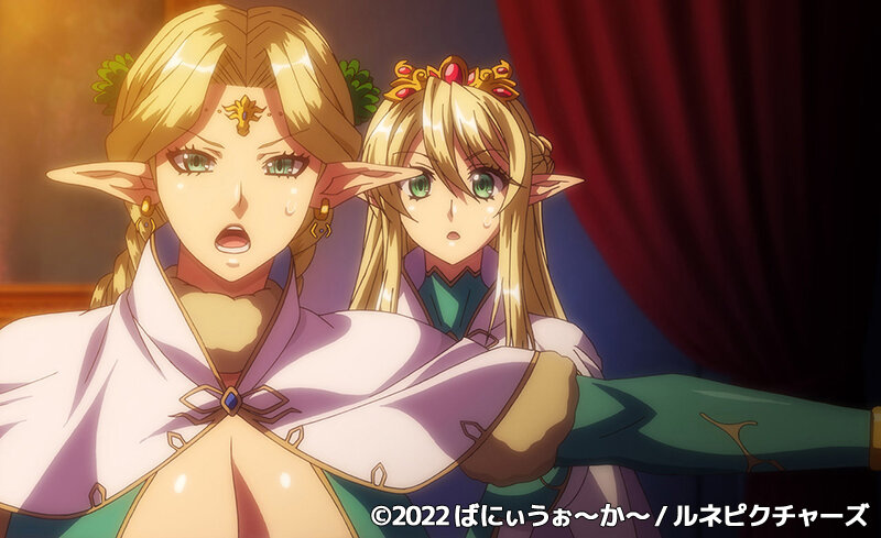 OVA巨乳エルフ母娘催● ＃1 エルフの国を蹂躙する男。汚された女王と姫 012