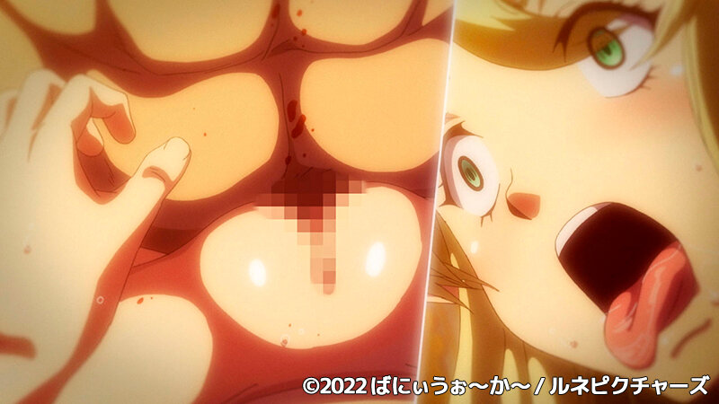 OVA巨乳エルフ母娘催● ＃1 エルフの国を蹂躙する男。汚された女王と姫 019