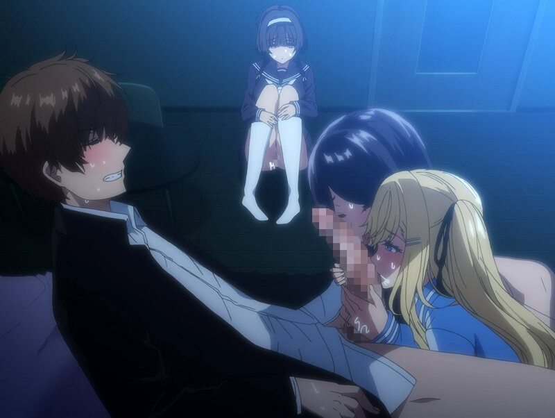OVA陰キャカップルが陽ギャル達とSEXトレーニングする話 #2 019